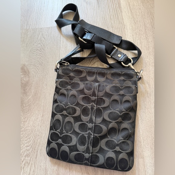 Coach Black and Gray Crossbody Bag - Picture 4 of 14